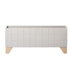 로프트샵 아이데코 슬리퍼 박스 터브 블럭 - 그레이 단품, 1개