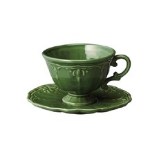 킨토 쿠론 컵&받침 세트 - 단품, 그린, 1개