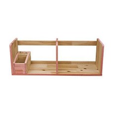 홈인퍼니처 삼나무 책꽂이 600 필통, 핑크