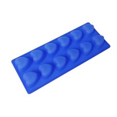矽膠造型冰塊 羊羹 巧克力 愛心模具 12格, 隨機出貨, 1個