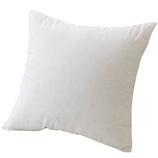 方形靠枕枕芯, 白色的