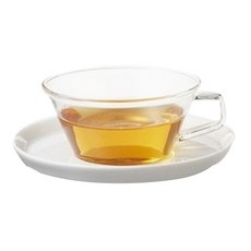 킨토 CAST DRINK Tea Cup & Saucer CERAMIC 220ml, 1세트
