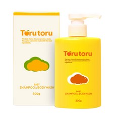 Torutoru 嬰兒沐浴洗髮露, 300g, 1瓶