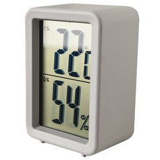 ORIENT 微型數字溫濕度計 OT1585 灰色, 1個