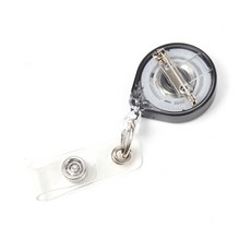 KEY-BAK Mini Bag ID Pin Strap 捲軸/線切割器上的針, 黑色的