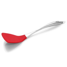 BERING 不鏽鋼柄矽膠鍋鏟, 紅色, 1支