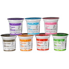 ZELLKUR 杯裝保濕軟面膜組, 1組, Gel Cure 7 完美造型面膜杯裝 25g x 7 款