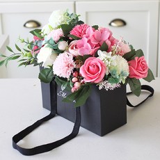 MORIANN 法式香皂花花盒, 粉色