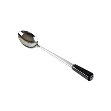 The Living Shop HWF 黑白茶匙小號, 黑色的, 6個