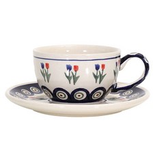 Zaklady 藍色鬱金香茶杯碟套組 8838831-809, 混色