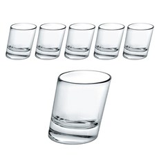 透明玻璃酒杯 280ml, 6件