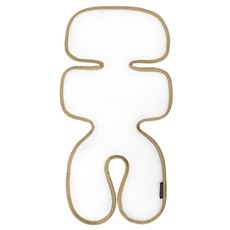 Manito Breath涼感推車座椅墊 經典款, 米色, 1入