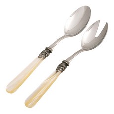 EME 經典拿破崙系列湯匙叉匙組合, 象牙, 2個