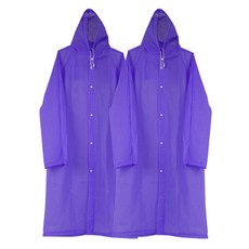 싸파 EVA 통풍형 레인코트, 퍼플, 1개