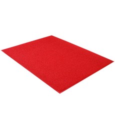 SUZICNL 素色緩衝玄關墊, 紅色, 1個