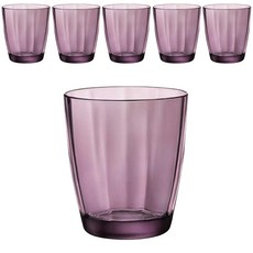 Bormioli Rocco Pulsar 水杯 紫色(Purple) 305ml 6入, 紫色, 6個