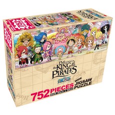 ONE PIECE 海賊王 甜蜜島嶼拼圖, 752件, 混合顏色, 1個