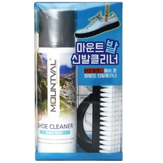 MOUNTVAL 鞋子清潔劑 75ml + 專用刷套組, 1套, 混合色