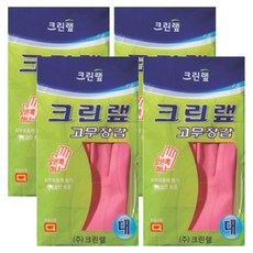 크린랩 고무장갑오른쪽하나, 4개, 대(L)