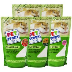 petstory 倉鼠沐浴沙 香味隨機出貨, 500g, 5個