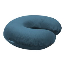 침대생각 라텍스 목베개 + 커버, 블루