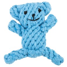 딩동펫 곰돌이실타래 강아지장난감, 블루, 1개