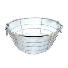 Commercial frame colander No. 1 round - 3 stages - 12 mesh (細目), 1號