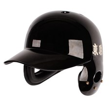 도쿠마 PRO 경량 검투사 야구헬멧 양귀형 + 안면보호대, 블랙, 1개