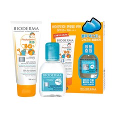 AbcDerm 兒童防曬霜 100ml SPF50+嬰兒潔面水 100ml, 1組