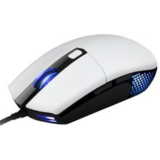 ABKO HACKER PMW3360 傳感器高端遊戲鼠標 A660, 白色的