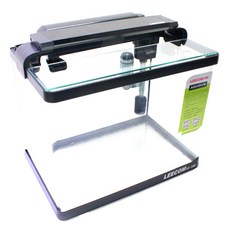 리컴 일체형 어항 곡형 XE-360, 블랙, 1개