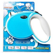 몽이 애견 자동줄, 블루, 1개