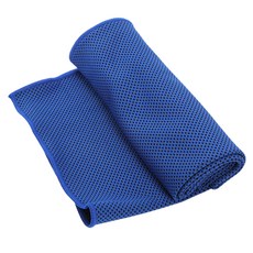 CITYLIFE LUNAPOLI涼感運動毛巾, 藍色, 1個