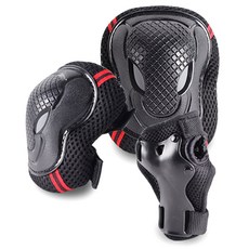 VIVA Junior 3 件式滾輪運動保護套黑色, 1套