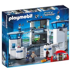 playmobil 摩比人 警察總部積木玩具組 PMB6919, 1個