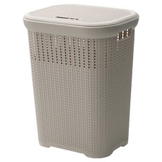 VISVIVA 針織洗衣籃 50L, 棕色, 1個