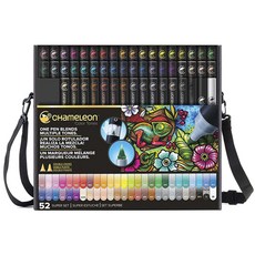 CHameLeon 漸層麥克筆組 CT5201, 52 種顏色, 1套