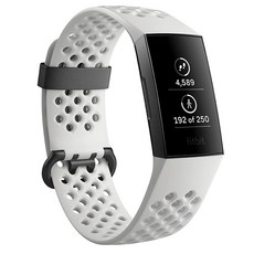 핏빗 차지3 스마트 밴드 워치 스페셜에디션, FB410, 화이트