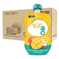 베베쿡 망고가 쿵 100 ml, 망고, 10개