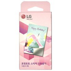 LG전자 포켓포토 스티커 인화용지, 2X3