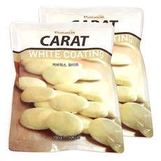 이홈베이킹 커버럭스 화이트 코팅초콜릿, 200g, 2개