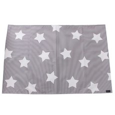 맘스아트 휴대용 양면 방수 소풍 돗자리, 그레이스타