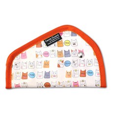 오가닉팩토리 TPU 코팅지니가드 안전벨트커버, 키튼 오렌지, 1개