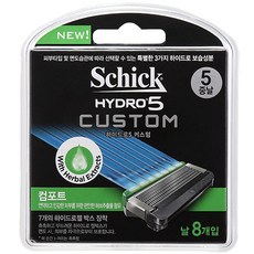 Schick 舒適牌 舒適刮鬍刀刀片, 8件, 1個