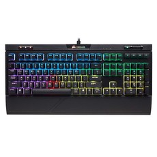 CORSAIR 海盜船 無聲紅軸機械有線鍵盤, STRAFE RGB MK.2 MX 靜音, 混色, 一般型
