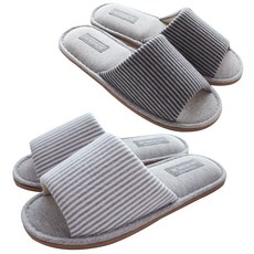 Labellaco 牛奶室內拖鞋組, 灰色, 炭灰色, 1個