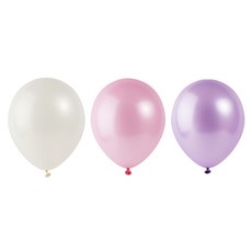 PartyPang 圓形氣球 粉紫丁香 30cm, 隨機出貨, 300入