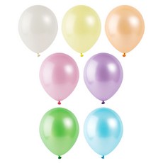 PartyPang 珍珠粉彩圓形氣球 30cm, 隨機出貨, 300入