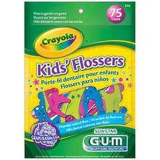 Crayola 繪兒樂 孩童牙線, 1包, 75入
