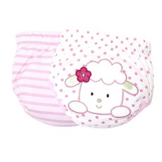 JOYMULTI 童款印花如廁訓練內褲 2件組, 綿羊H款(粉色), 1組